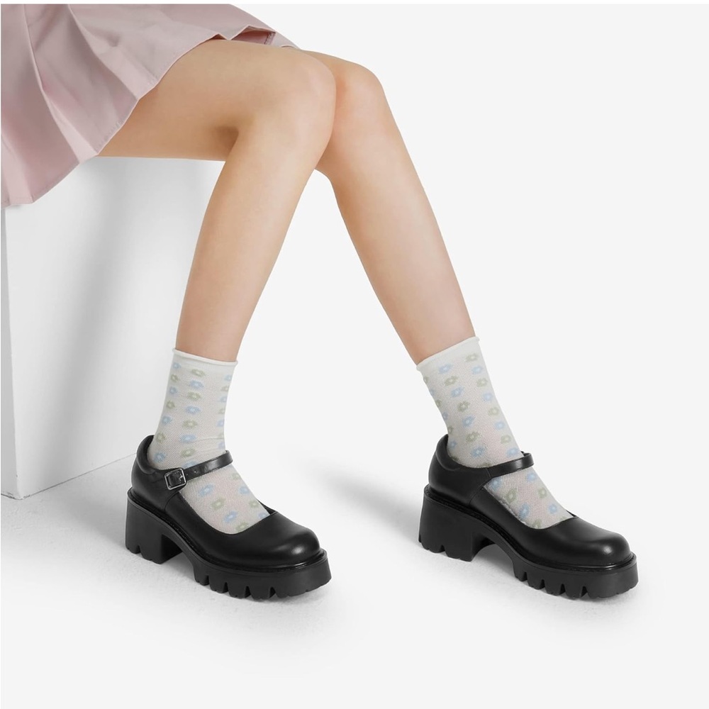Dream Pairs Platform Mary Janes